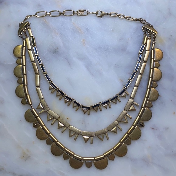 Stella & Dot 5-way Necklace in Royal and Black - Picture 2 of 4